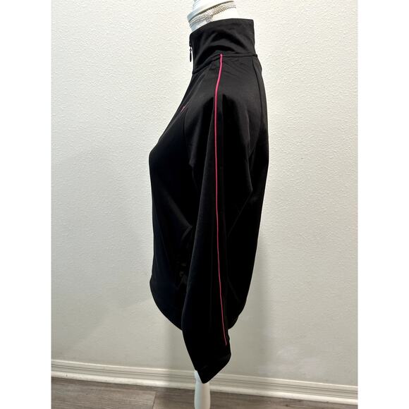 Puma Womens Piped Track Jacket - 680672-55 - Puma Black/Garnet Rose - XS B71 - Picture 4 of 7